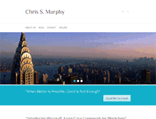 Tablet Screenshot of chrissmurphy.com